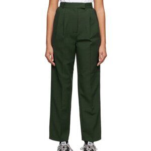 NWT The Frankie Shop Green Bea Trousers Sz M